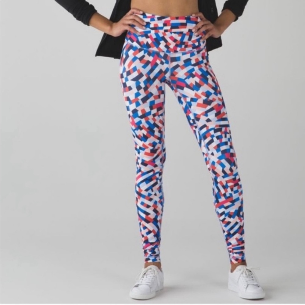 lululemon athletica Multicolor Patterned Leggings